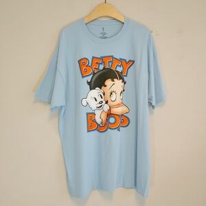 Officially Licensed Betty Boop Forever Friends Short Sleeve Cotton T-Shirt Sz XL